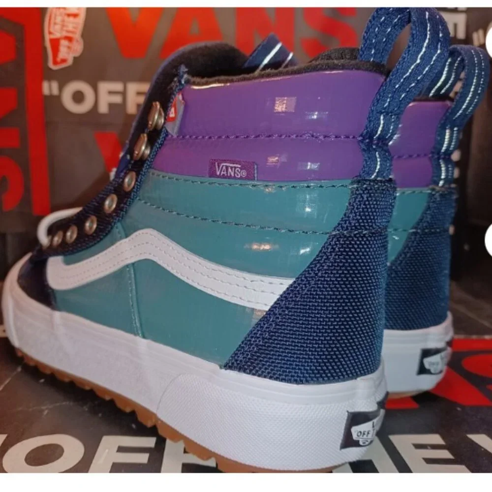 Vans Men's 3.5/Women's 5 Sk8-Hi Mte Dx Dress Blue/Jasper VN0A4P3I2US